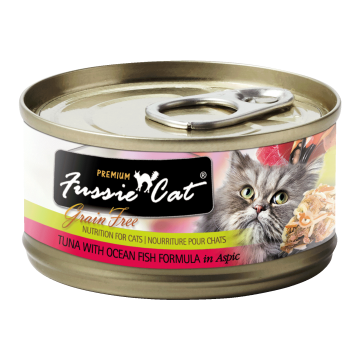 Fussie Cat Black Label Tuna and Ocean Fish 80g